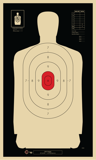 The B-34 Reverse w/ Red Center target improves line of sight to target ...