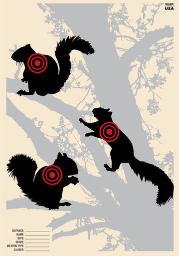 SRT - Hunting Targets - Squirrels (100 Target Pack) - CHL Targets