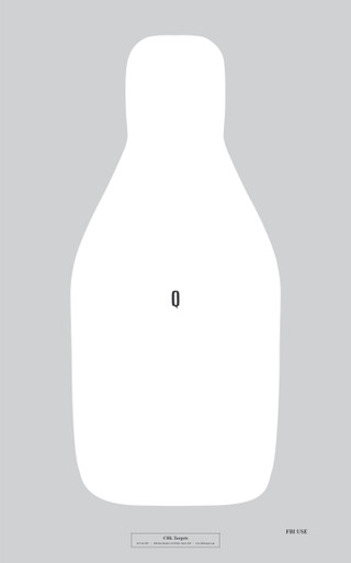 The FBI-Q Center Mass Silhouette target is a law enforcement training ...