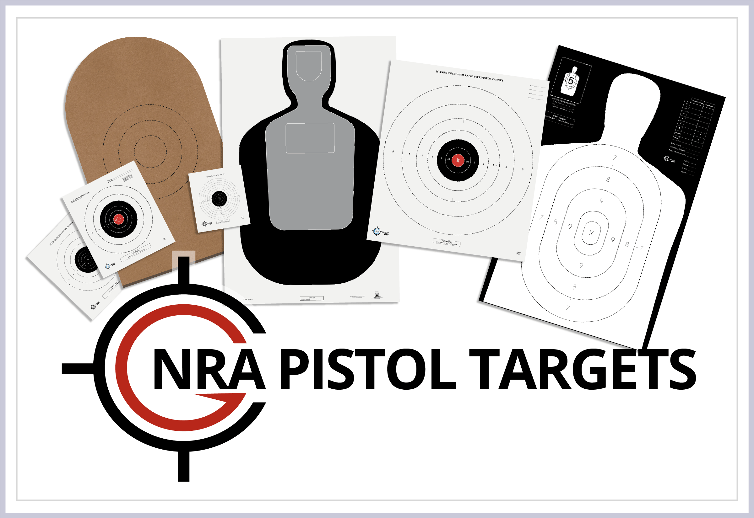 Official NRA Pistol Targets
