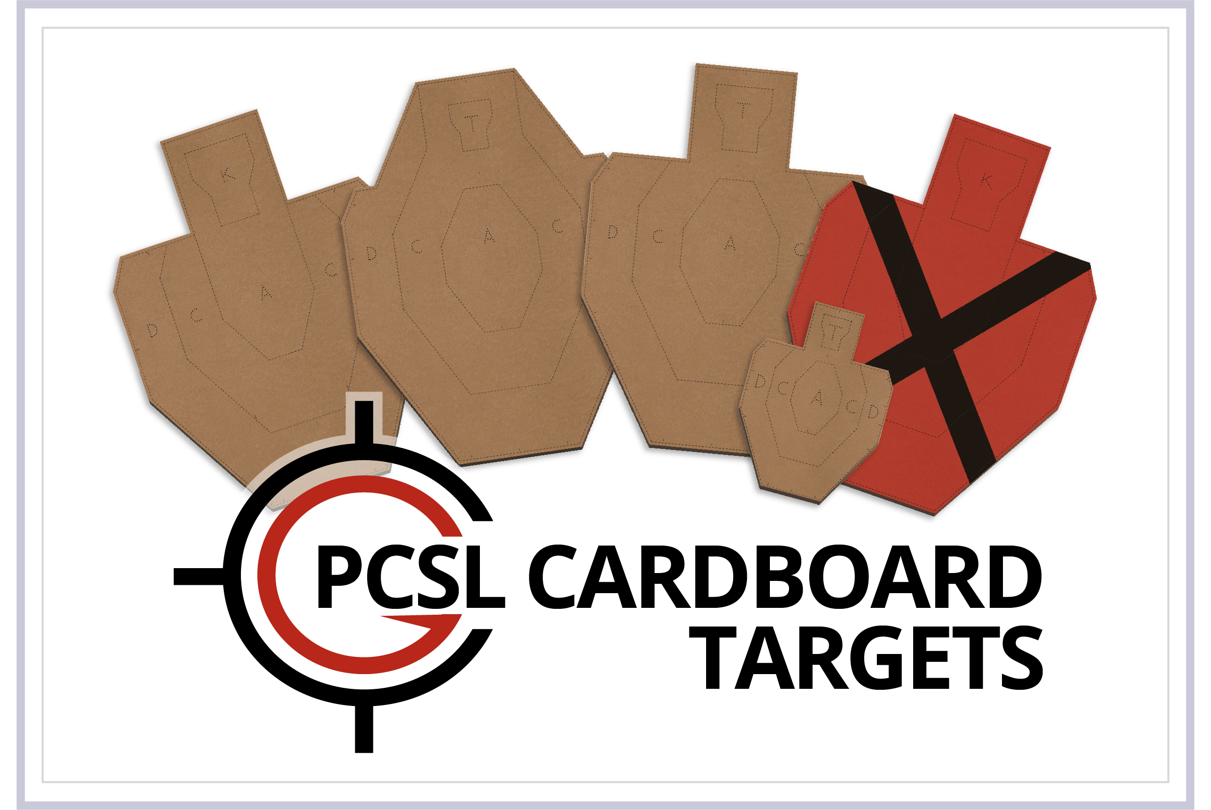 PCSL Cardboard Targets