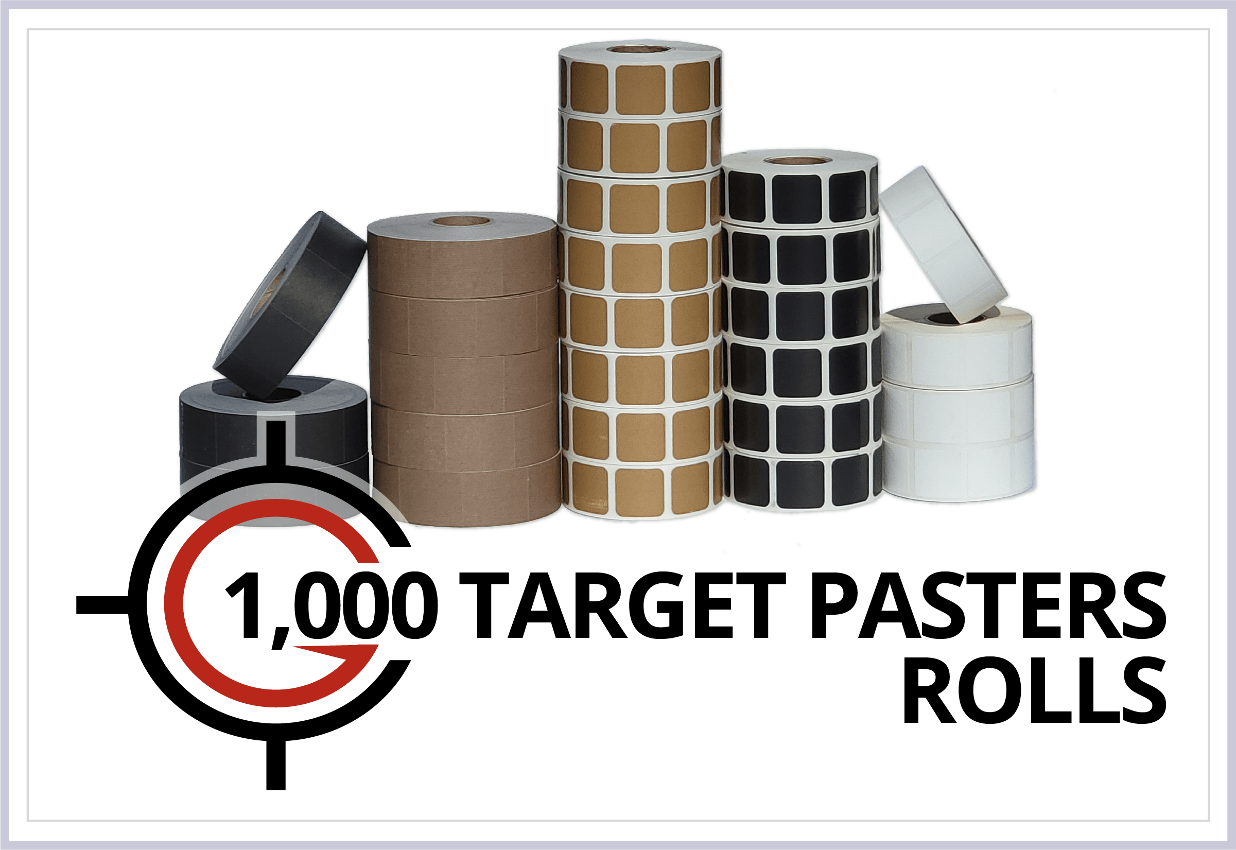1,000 Target Paster Rolls