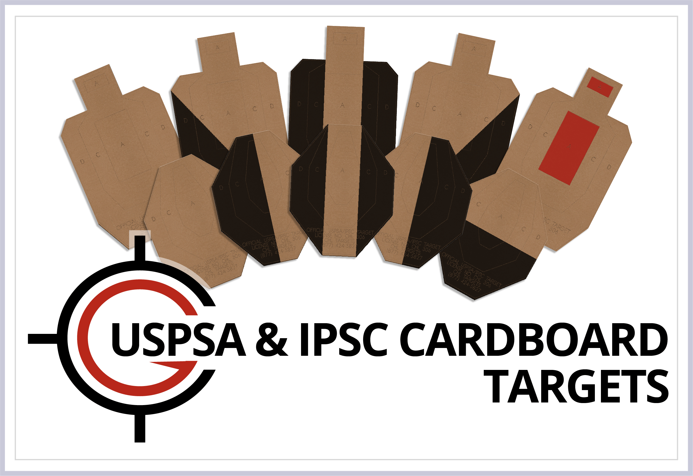 USPSA and IPSC Cardboard Targets