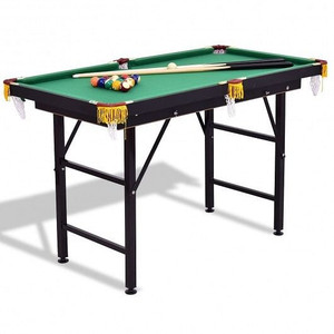 47 Inch Folding Billiard Table with Cues and Brush Chalk -Green B593-SP36565color 47 Inch Folding Billiard Table with Cues and Brush Chalk -Green B593-SP36565color