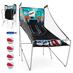 Dual Shot Basketball Arcade Game with 8 Game Modes and 4 Balls-Green - Color: Green D681-SP38115GN Dual Shot Basketball Arcade Game with 8 Game Modes and 4 Balls-Green - Color: Green D681-SP38115GN