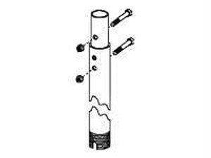 Adjustable extension column - black - multi-display ceiling mount for 3 to 4 dis X935-394658 Adjustable extension column - black - multi-display ceiling mount for 3 to 4 dis X935-394658