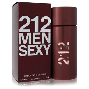 212 Sexy by Carolina Herrera Eau De Toilette Spray 3.3 oz (Men) V728-441617 212 Sexy by Carolina Herrera Eau De Toilette Spray 3.3 oz (Men) V728-441617
