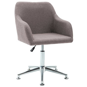  Office Chair Taupe Polyester Standard Adjustable Office Chair A949-278514