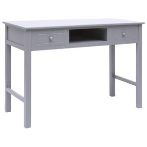  Desk Grey Paulownia wood, Poplar wood Medium Desk Rectangular A949-284156