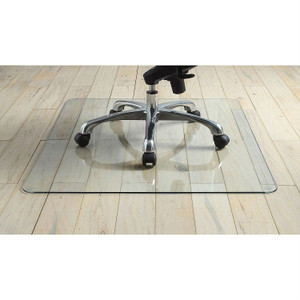 Heavy Duty 36 Inch Tempered Glass Chair Mat Q280-HDTGCM3688