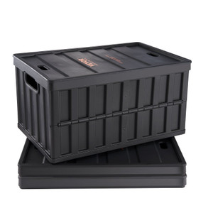 Collapsible Storage Bins with Lids, 65L 3 Packs, Folding Plastic Stackable Utility Crates with Hand E415-KZDSLCWXHS64HOR3QV0