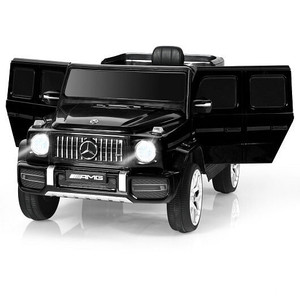 12V Mercedes-Benz G63 Licensed Kids Ride On Car with Remote Control-Black - Color: Black D681-TQ10041DK 12V Mercedes-Benz G63 Licensed Kids Ride On Car with Remote Control-Black - Color: Black D681-TQ10041DK