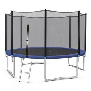 8/10/12/14/15/16 Feet Outdoor Trampoline Bounce Combo with Safety Closure Net Ladder-12 ft - Color: D681-TW10040+ 8/10/12/14/15/16 Feet Outdoor Trampoline Bounce Combo with Safety Closure Net Ladder-12 ft - Color: D681-TW10040+