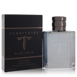 Territoire Platinum by YZY Perfume Eau De Parfum Spray 3.4 oz (Men) V728-537547