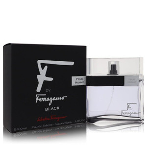 F Black by Salvatore Ferragamo Eau De Toilette Spray 3.4 oz (Men) V728-463917