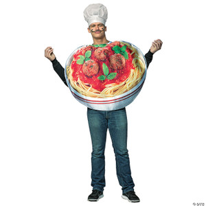 Adult spaghetti and meatballs costume M680-GC6834