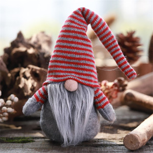 Color: Grey - Dwarf Gnome Christmas Decorations For Home Santa Claus Q119-CJHD116555503CX