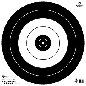 Maple Leaf Target Face NFAA Field 50 cm. 25 pk. R557-63177