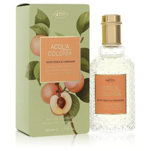 4711 Acqua Colonia White Peach & Coriander by 4711 Eau De Cologne Spray (Unisex) 1.7 oz (Women) V728-557816