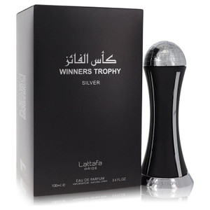 Lattafa Pride Winners Trophy Silver by Lattafa Eau De Parfum Spray 3.4 oz (Men) V728-563537