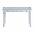 47" Silver Mirrored Writing Desk With Two Drawers N270-402053