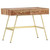  Writing Desk Natural and brass Solid Acacia wood A949-286151