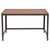 Industrial Modern Steel Frame Wood Top Computer Desk with Locking Wheels Q280-WTPLDOW4589381