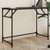  Desk Black Engineered wood, Powder-coated steel A949-842266