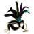 Velvet And Feather Unlit Carnival Mask A706-NLIDJHEBA