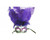 Kbw Women s Winter Wonderl and Middle Feathers Venetian Mask Purple and Silver N274-FC01011771