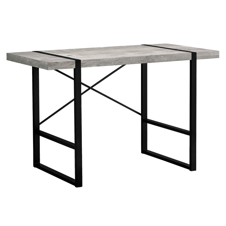 24" Gray and Black Computer Desk N270-355722