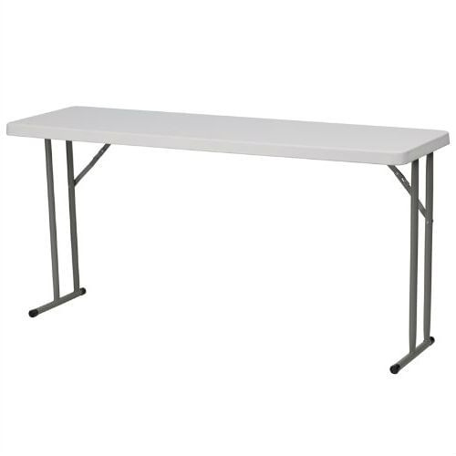 White Top Commercial Grade 60-inch Folding Table - Holds up to 330 lbs Q280-F60G5153