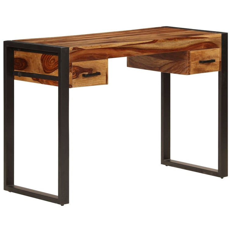  Desk Brown Solid Acacia wood, Powder-coated steel Medium Desk A949-247401