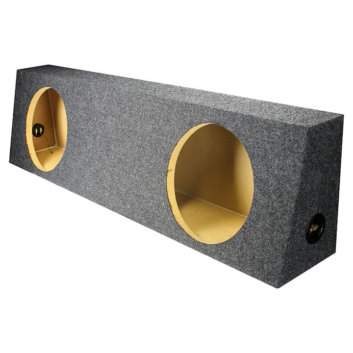 Qpower Dual 12" Truck Empty Woofer Box Heavy Duty M119-QHD212TRUCK