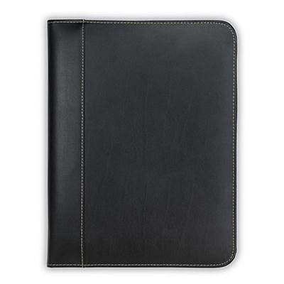 Leather Zip Padfolio Black P595-71720