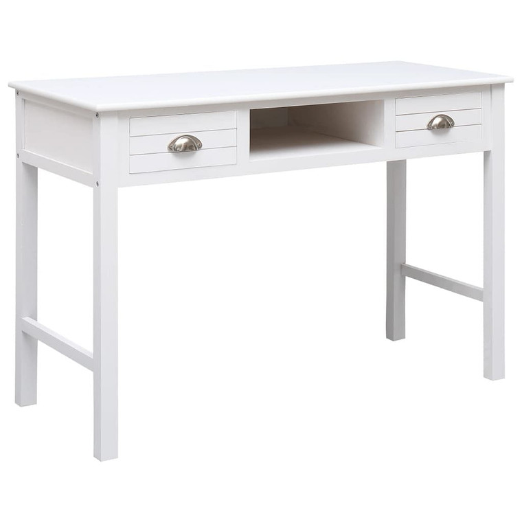  Desk White Solid Paulownia wood and Solid Poplar wood Medium Desk A949-284155