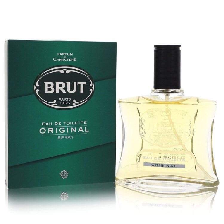 Brut by Faberge Eau De Toilette Spray (Original Glass Bottle) 3.4 oz (Men) V728-551903