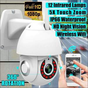 Color: White, Size: US - Wireless WiFi network monitoring camera Q119-CJJJJTJT18471-White-US