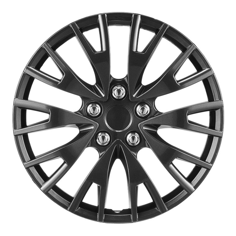 Wheel Rim Cover Hubcaps, 16 in Diameter, Sturdy & Durable Scratch-Resistant Hubcap with Snap & Valv E415-QFGLGGTYKQFGD5KKIV0