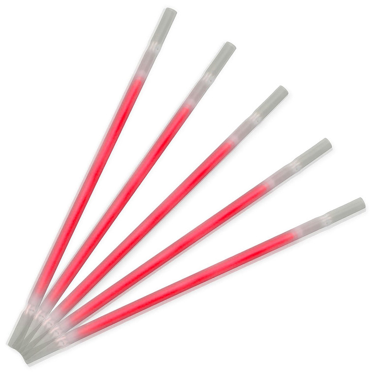 Red Glow Drinking Straws Pack of 25 A706-24