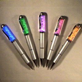 Light Up Floating Pebble Pens Assorted A706-1500020