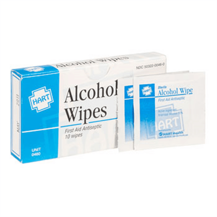 Chaos Safety Supplies ALCOHOL WIPES, MEDIUM, 10/UNIT T398-CSU460
