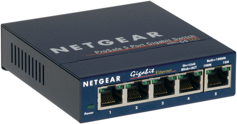 5 Port Gigabit Desktop Switch C403-TDNET-GS105NA
