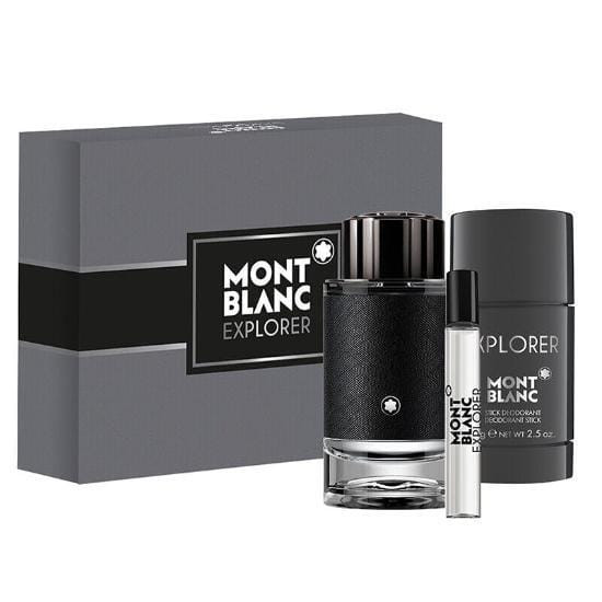 Mont Blanc Explorer 3 Piece Gift Set For Men M433-MS-MBEXPL-34
