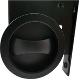 black privacy cavity slider pocket door side