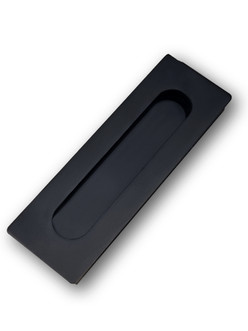 Matte Black FLUSH PULL Rectangle Handle  180mm