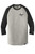 NEA104 - New Era Heritage Blend 3/4-Sleeve Baseball Raglan Tee