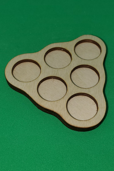 Movement Tray 20mm Round 6 model skirmish