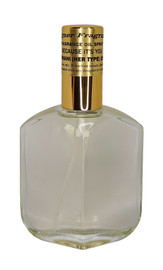 2oz Ridged Square bottle