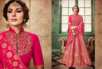 Designer Pink and gold premium lehenga choli